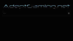 What Adeptgaming.net website looked like in 2018 (6 years ago)