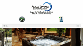 What Aqualivingstores.com website looked like in 2018 (6 years ago)