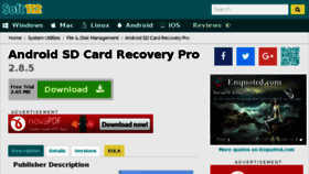 What Android-sd-card-recovery-pro.soft112.com website looked like in 2018 (6 years ago)