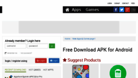 What Apk.plus website looked like in 2018 (6 years ago)
