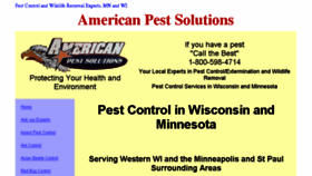 What Americanpestsolutions-mnwi.com website looked like in 2018 (6 years ago)