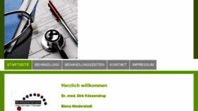 What Augenarzt-koessendrup.de website looked like in 2018 (6 years ago)