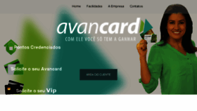 What Avancard.com.br website looked like in 2018 (6 years ago)