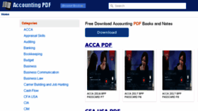 What Accountingpdf.com website looked like in 2018 (6 years ago)