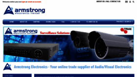What Armstrong-electronics.ie website looked like in 2018 (6 years ago)