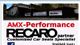 What Amx-performance.com website looked like in 2018 (6 years ago)