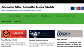 What Automationtalks.com website looked like in 2018 (6 years ago)