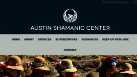 What Austinshamaniccenter.com website looked like in 2018 (6 years ago)