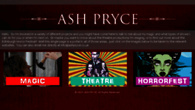 What Ashpryce.co.uk website looked like in 2018 (6 years ago)