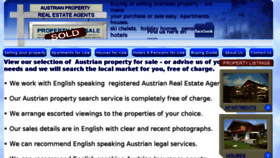 What Austrian-property.com website looked like in 2018 (6 years ago)