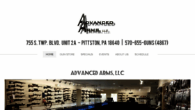 What Advancedarms.com website looked like in 2018 (6 years ago)