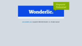 What Auth.wonderlic.com website looked like in 2018 (6 years ago)