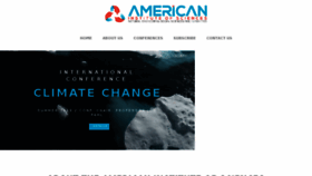 What Ameriscience.org website looked like in 2018 (6 years ago)