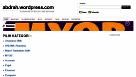 What Abdrah.wordpress.com website looked like in 2018 (6 years ago)