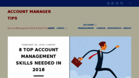 What Accountmanager.tips website looked like in 2018 (6 years ago)