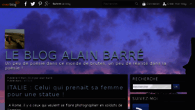 What Alain-barre.com website looked like in 2018 (6 years ago)