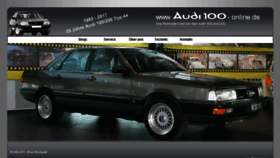 What Audi100.net website looked like in 2018 (6 years ago)