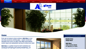 What Aaaglassinc.com website looked like in 2018 (6 years ago)