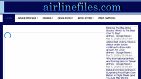 What Airlinefiles.com website looked like in 2018 (6 years ago)