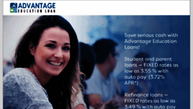 What Advantageeducationloan.com website looked like in 2018 (6 years ago)