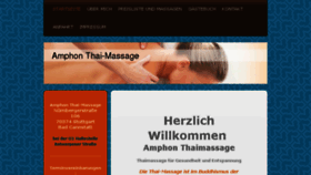 What Amphon-thai-massage.de website looked like in 2018 (6 years ago)