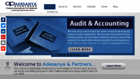 What Adesanyapartners.com website looked like in 2018 (6 years ago)