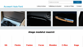 What Accesoriiautoford.ro website looked like in 2018 (6 years ago)