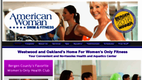 What Americanwomanfitness.com website looked like in 2018 (6 years ago)