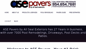 What Asepavers.com website looked like in 2018 (6 years ago)