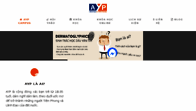 What Ayp.vn website looked like in 2018 (6 years ago)