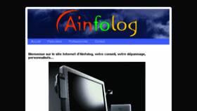 What Ainfolog.com website looked like in 2018 (6 years ago)