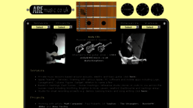 What Aremusic.co.uk website looked like in 2018 (6 years ago)