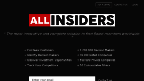 What Allinsiders.com website looked like in 2018 (6 years ago)