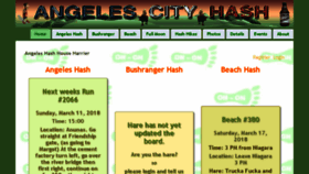 What Angeleshash.com website looked like in 2018 (6 years ago)