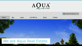 What Aquarealestate.com.au website looked like in 2018 (6 years ago)