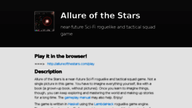 What Allureofthestars.com website looked like in 2018 (7 years ago)