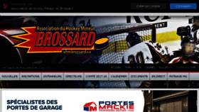What Ahmbrossard.com website looked like in 2018 (6 years ago)