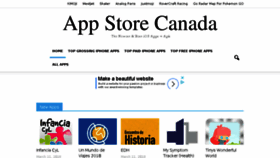 What Appstore.ca website looked like in 2018 (6 years ago)