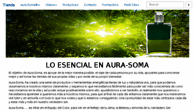 What Aurasoma.net website looked like in 2018 (6 years ago)