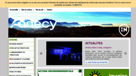 What Agglo-annecy.fr website looked like in 2018 (6 years ago)