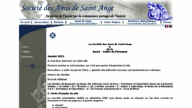 What Amisdesaintange.fr website looked like in 2018 (6 years ago)