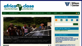 What Africaupclose.wilsoncenter.org website looked like in 2018 (6 years ago)
