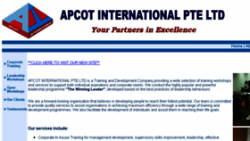 What Apcotinternational.com website looked like in 2018 (6 years ago)