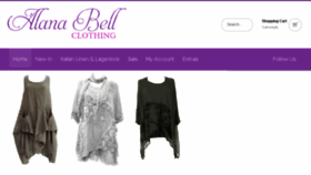 What Alanabellclothing.uk website looked like in 2018 (6 years ago)