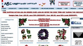 What Abc-machine-embroidery.com website looked like in 2018 (6 years ago)