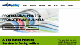 What Ashfieldprinting.co.uk website looked like in 2018 (6 years ago)