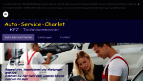 What Autoservice-charlet.de website looked like in 2018 (7 years ago)
