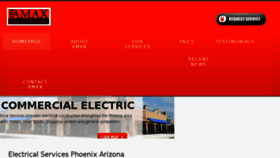 What Amaxelectricalservices.com website looked like in 2018 (6 years ago)