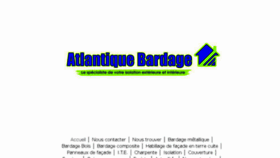 What Atlantiquebardage.com website looked like in 2018 (6 years ago)