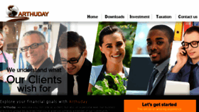 What Arthuday.com website looked like in 2018 (6 years ago)